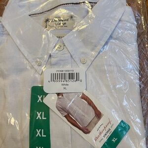 White washable Linen Men's Shirt